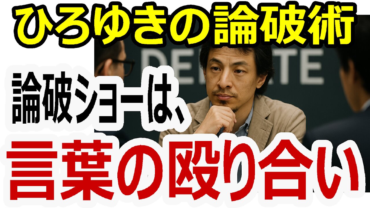 論破王ひろゆきに影響される子供たちの危うさ──“それって、あなたの感想ですよね?”から始まる言葉の殴り合い #ひろゆき #論破王
