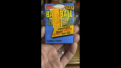 1987 #Fleer #baseballcards #junkwax #packrip Bonds #rookiecard hunt
