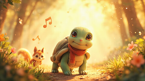 Tortoise Turns It Around 🐢 | Heartwarming Song About Slowing Down