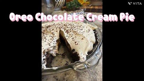 Making a Oreo Chocolate Cream Pie