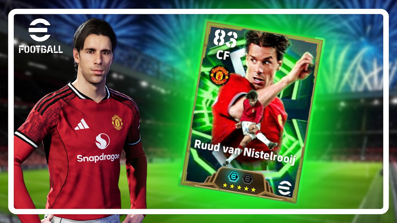 Van Nistelrooy eFootball Card Review, Build & Gameplay | eFootball | Player Review