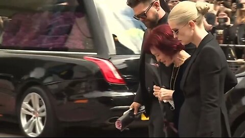Sharon Osbourne Breaks Down During Ozzy's Funeral Procession