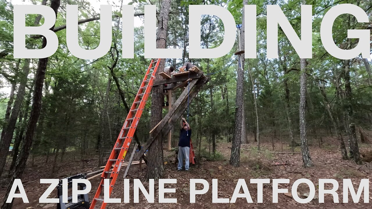 Building a zip line platform