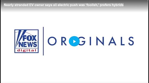 "Stranded EV Owner Calls All-Electric Push 'Foolish', Prefers Hybrids"
