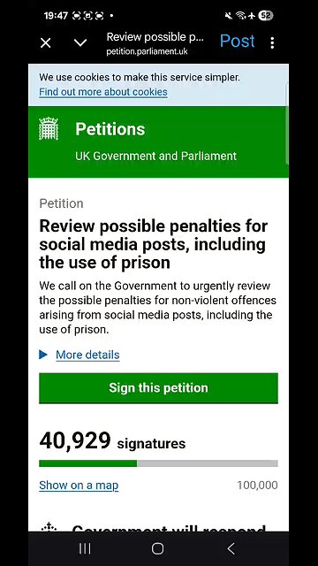 Petition Rupert Lowe