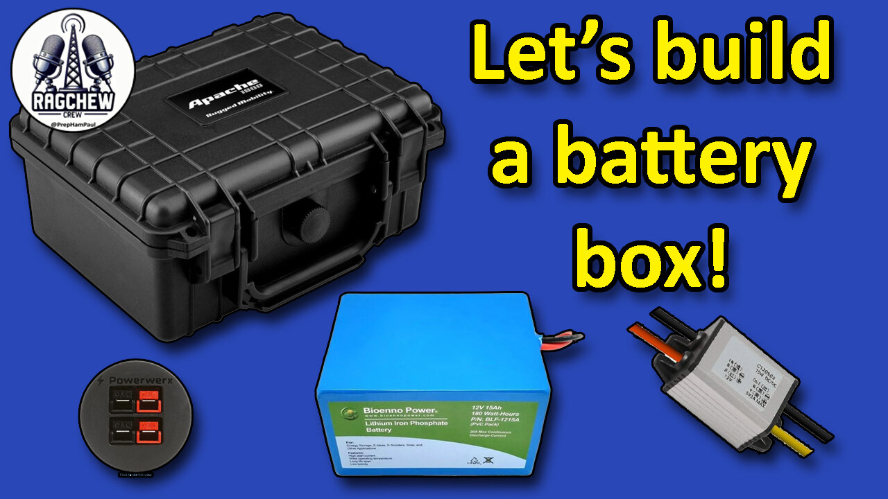 The Ultimate Compact Battery Box for Portable Ham Radio - Sunday Night Ragchew Ep. 71