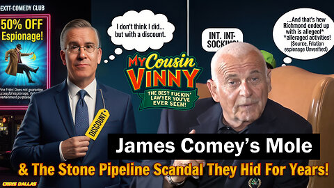 James Comey’s Mole, Leaks, Lies & Stone Pipeline Scandal They Hid For Years! He MUST Go To PRISON!