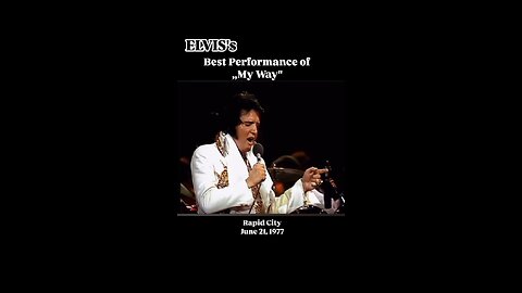 Elvis Presley delivers a powerful performance of „My Way“