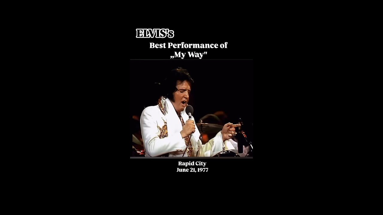 Elvis Presley delivers a powerful performance of „My Way“