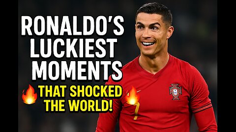 🔥 Ronaldo’s Luckiest Moments That Shocked the World! 🔥 | Unbelievable Goals & Skills