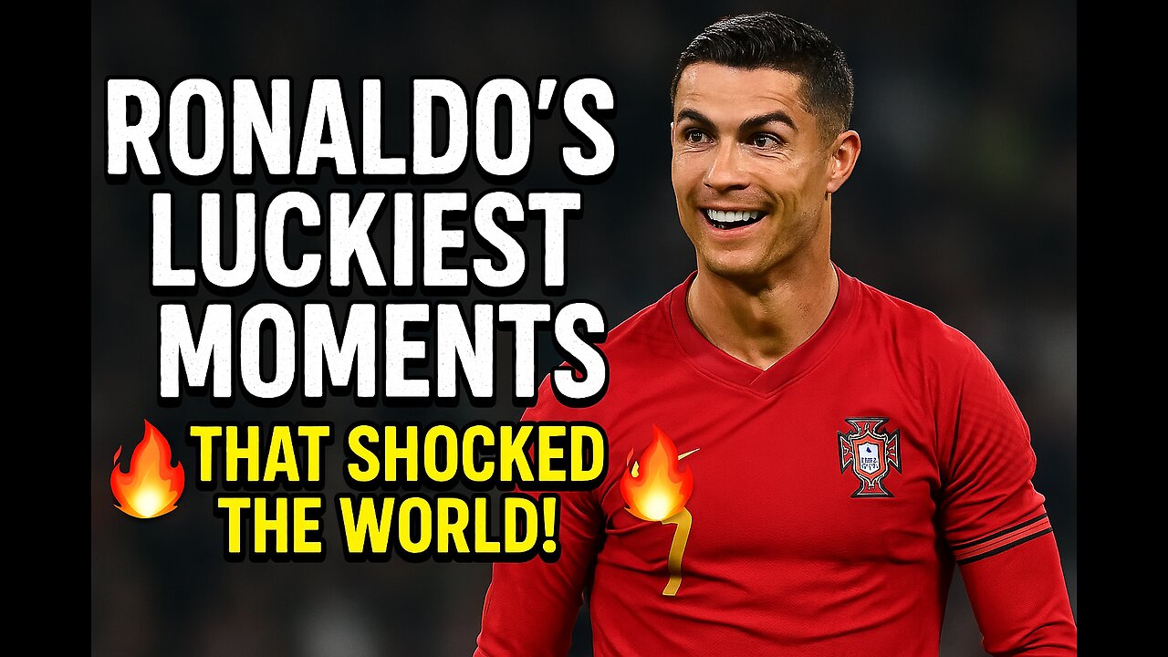 🔥 Ronaldo’s Luckiest Moments That Shocked the World! 🔥 | Unbelievable Goals & Skills