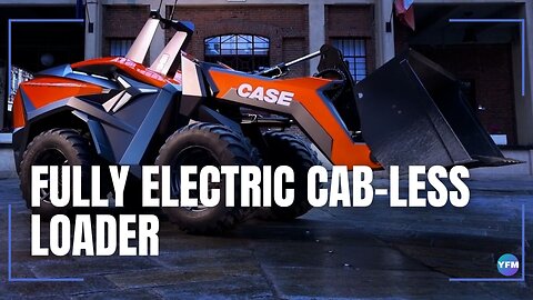 Fully electric cab-less loader