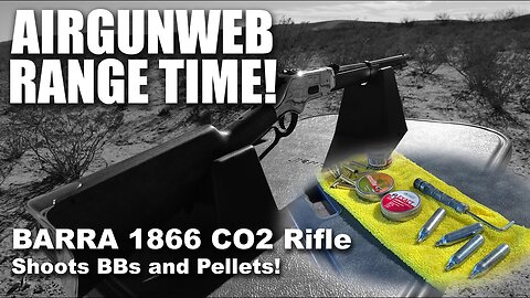 BARRA 1866 Lever Action BB Rifle - Range Time fun with BBs and Pellets at 15 Yards