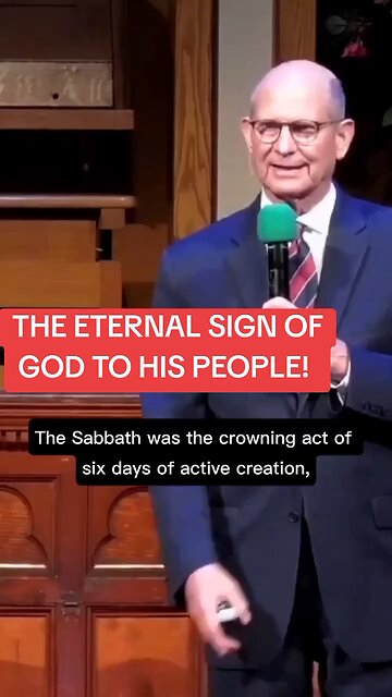 The eternal sign of God's people the seventh day sabbath 🙏⏰‼️