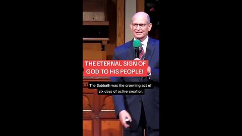 The eternal sign of God's people the seventh day sabbath 🙏⏰‼️