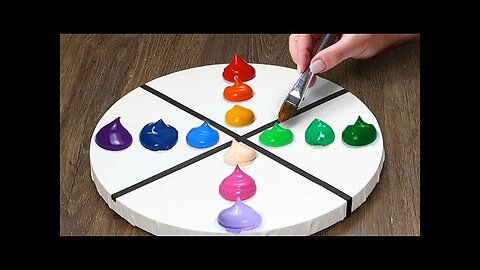 See How This Circle Turns Into A Magical Painting! 🎨 🌈