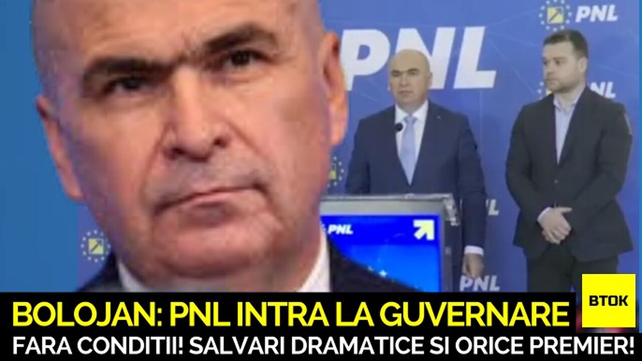 💥 BOLOJAN: PNL INTRA LA GUVERNARE FARA CONDITII! SALVARI DRAMATICE SI ORICE PREMIER! 🏛️💶