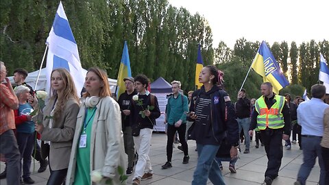 Ukrainische NATO-Nationalisten provozieren am Tag des Sieges Berlin-Treptow 9. Mai 2025