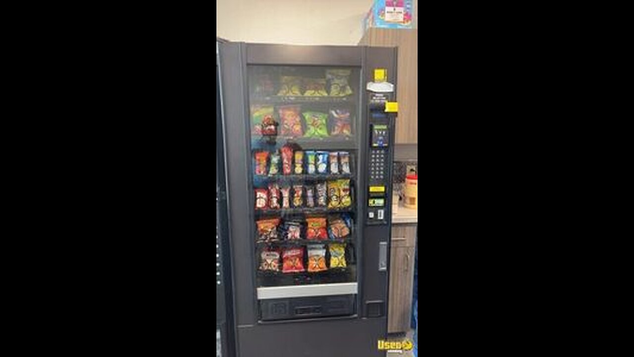 Crane National Vendors Snack CN168 and 1 Royal Vendors RV660 Soda Vending Machines