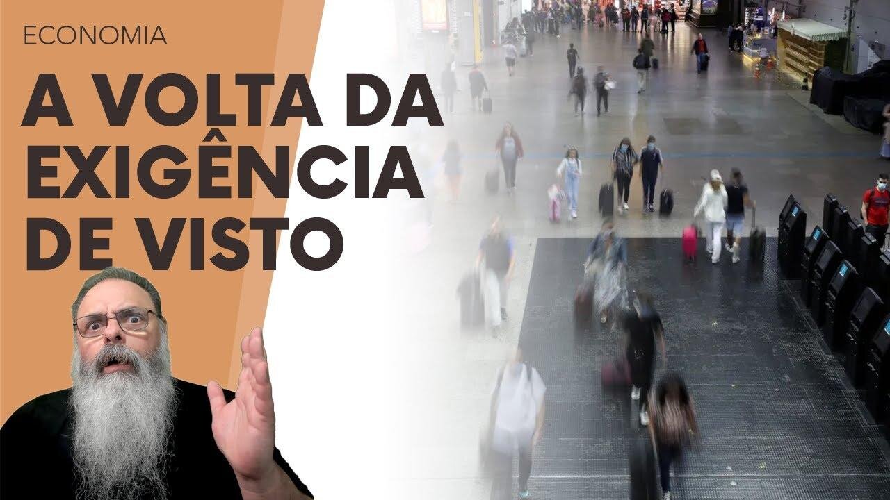BRASIL ameaça VOLTAR com POLÍTICA IDIOTA de EXIGIR VISTO de AMERICANOS, como RETALIAÇÃO pelo XANDÃO