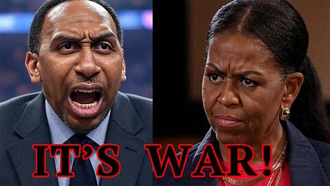 Stephen A Smith FIRES BACK at Michelle Obama after she takes a SHOT at him and ESPN on her podcast!