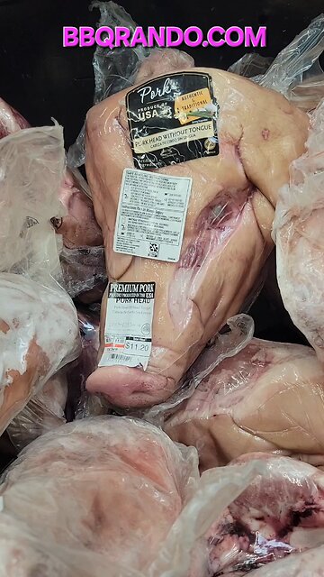 Pork 🐷 Heads on sale at Walmart 🐽💥