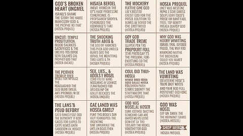 The Sin That Broke God's Heart (Hosea Prequel)