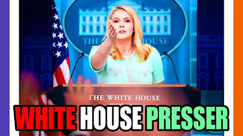 🔴LIVE: White House Press Conference followed by News Show 🟠⚪🟣