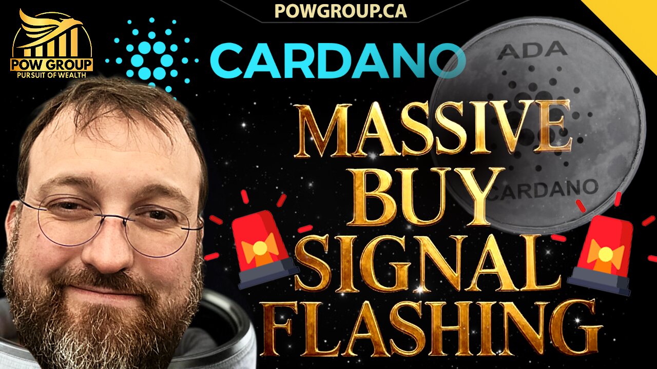 🚨Cardano HUGE Buy Signals Flashing NOW🚨 ADA Price Prediction