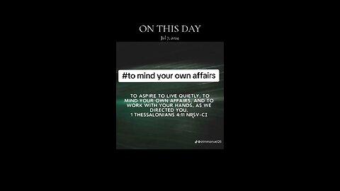mind your affairs #bible verse #bible build