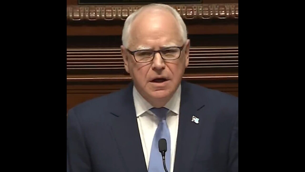 Tim Walz, Who Locked Everyone Down For Covid And Started A Snitch Line… Preaches About Freedom