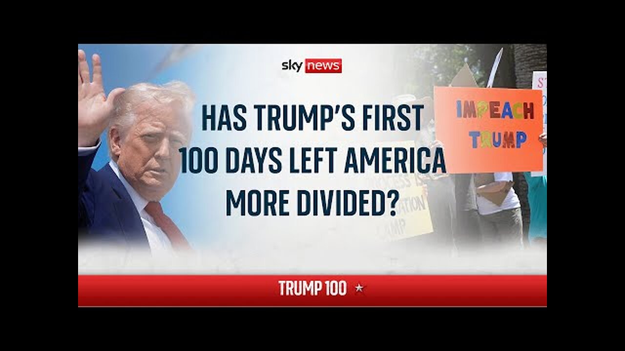 Has Trump’s first 100 days left America more divided