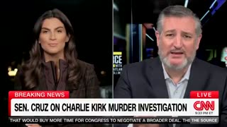 Ted Cruz REFUSES to let CNN anchor push lies about Charlie Kirk m*rder investigation