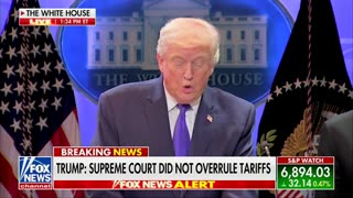 Trump Slaps World With Tariff After Supreme Court Loss