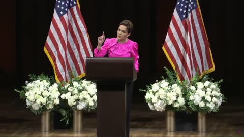 Keri Lake at Charlie Kirk's memorial