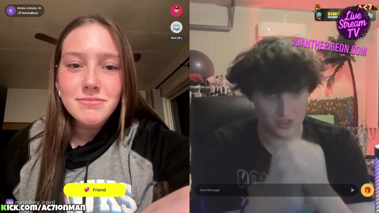 AC7IONMAN MONKEY APP OMETV OMEGLE LIVE STREAM Mar.27.2025