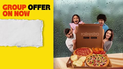 Group Travel in Monsoon? Save ₹150 on Train Food with RailRestro || #monsoonoffers #eCatering