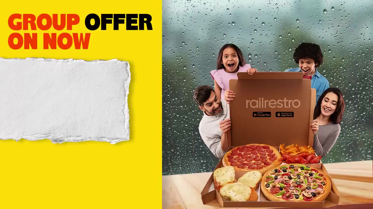 Group Travel in Monsoon? Save ₹150 on Train Food with RailRestro || #monsoonoffers #eCatering