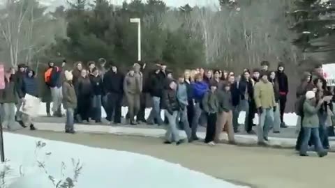 Calls to ramp up DEFUNDING more schools after Maine faculty had students walk out & protest ICE during class hours