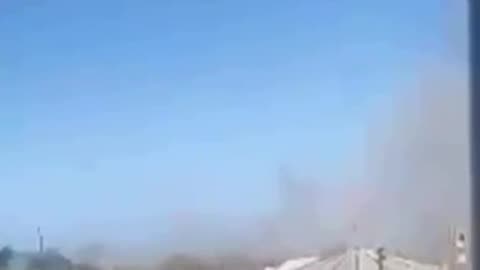👀🔥 Occupied Horlivka in Donetsk region, missile strike.