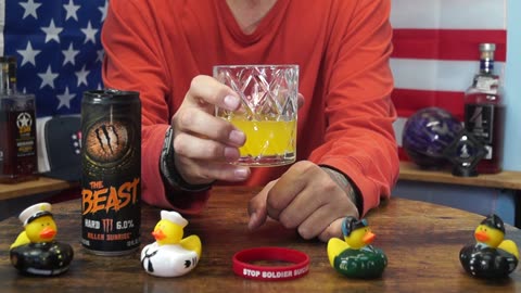 SrA Joshua Aragon - Monster The Beast Killer Sunrise RTD Cocktail Review