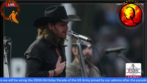 Capt Kyle and Kelly stream live US Army Parade with CIC Trump