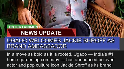 Ugaoo Welcomes Jackie Shroff as Brand Ambassador