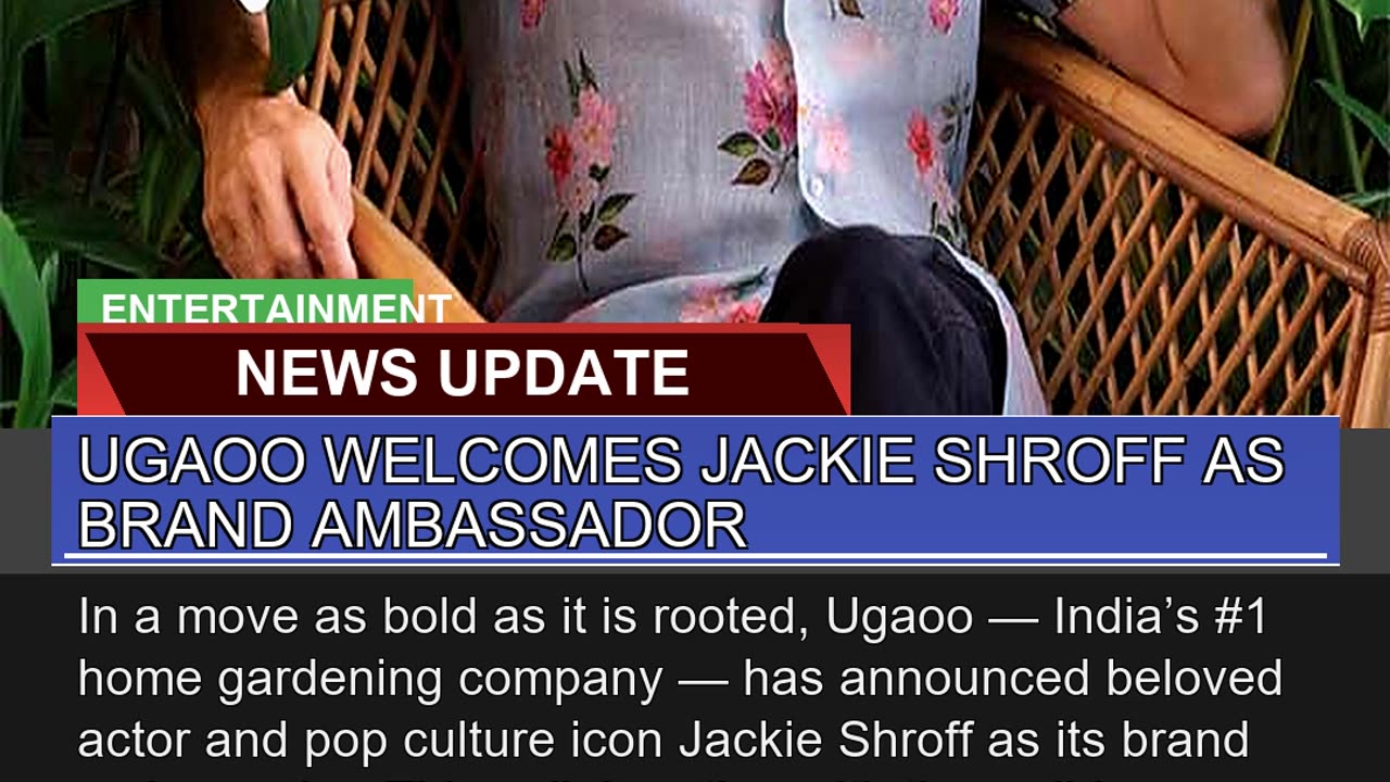 Ugaoo Welcomes Jackie Shroff as Brand Ambassador