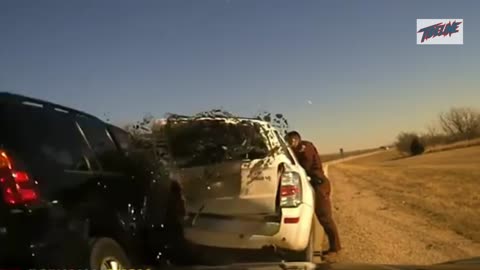 Dangerous Car Crash That Nearly Killed Oklahoma Trooper