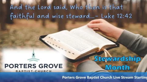PGBC 8/17/25 Sunday Morning Svc w/ Pastor Steve Dixon