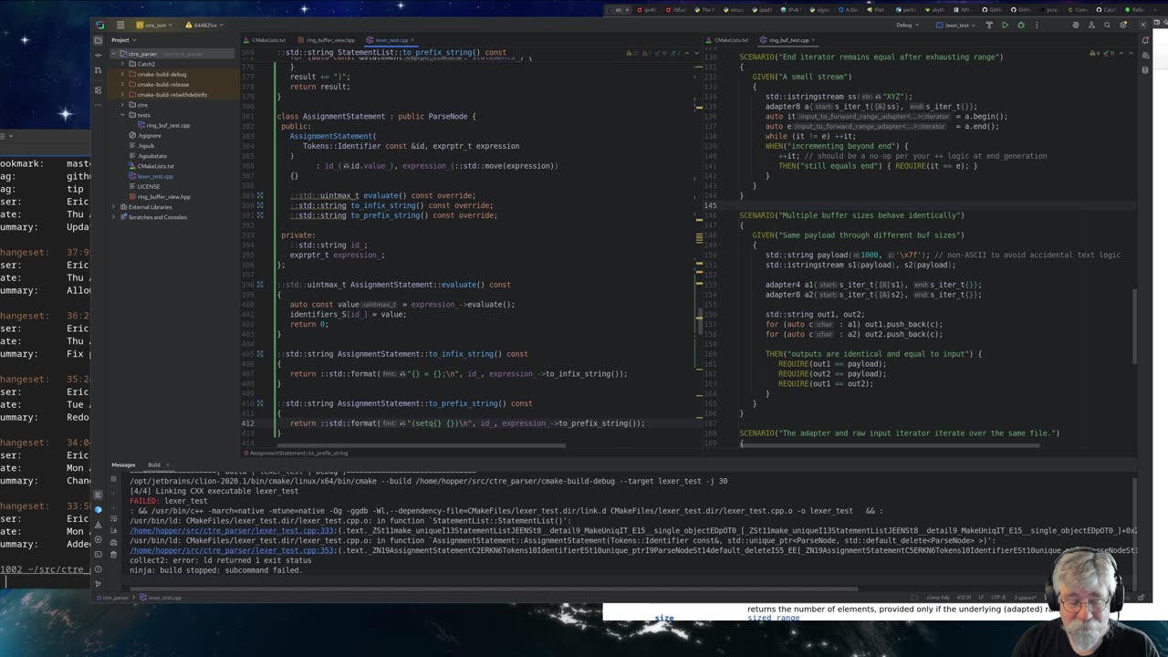 Parsing in C++ using CTRE