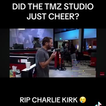Why is TMZ cheering?
