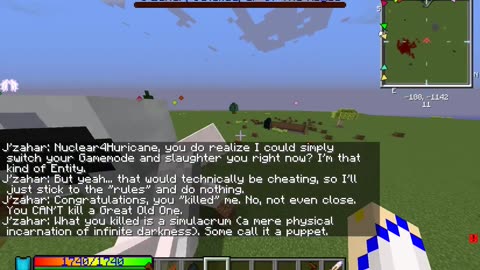 Minecraft Mob Battle Scp-001 vs J'zahar, Gatekeeper Of The Abyss