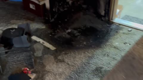 Exploded Lithium Battery Leaves House Covered in Ash